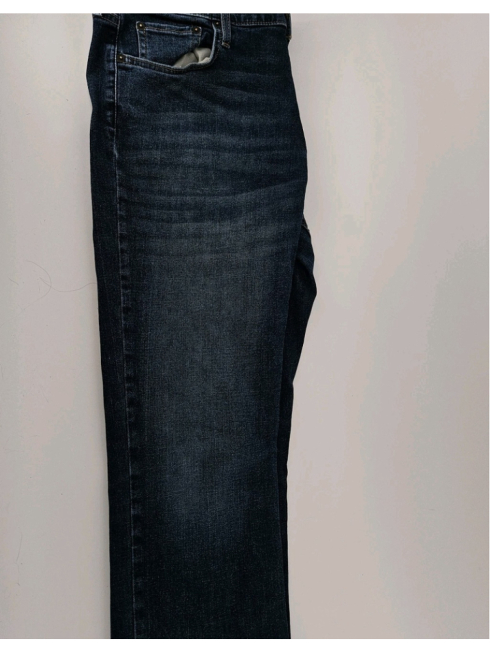 Hollister Jeans Mens 36 X 34 Blue Slim Straight Epic Flex Dark Wash Denim